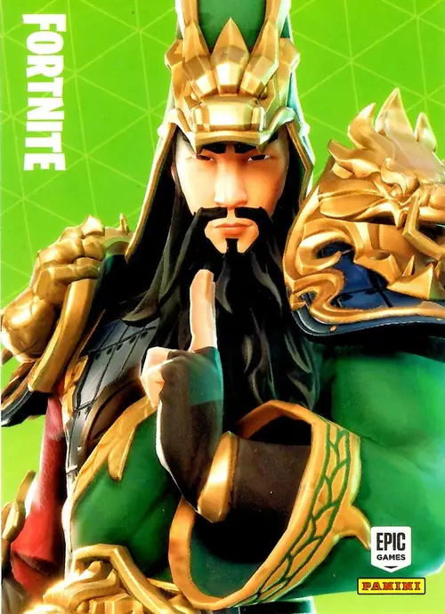 Guan Yu Panini Fortnite trading card