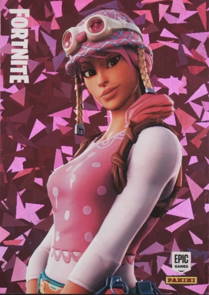 Pastel Panini Fortnite trading card front