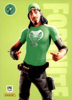 Signature Sniper Panini Fortnite trading card front