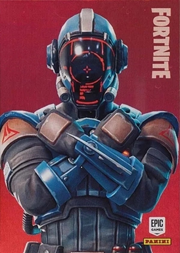 The Visitor Panini Fortnite trading card front