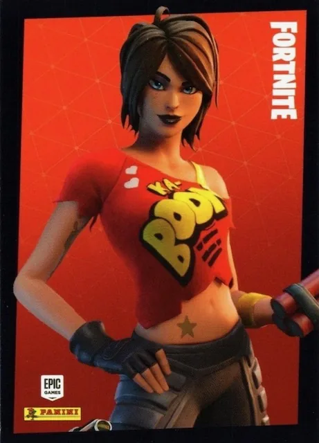 TNTina Panini Fortnite trading card front