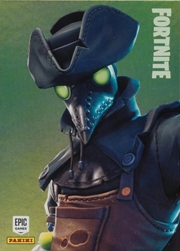 Plague Panini Fortnite trading card front