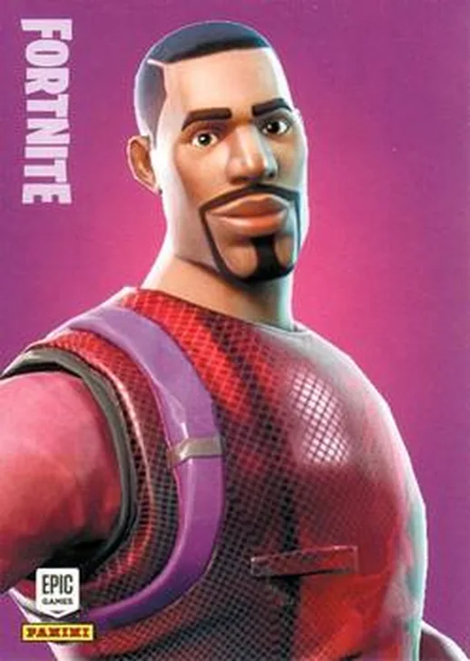 Radiant Striker Panini Fortnite trading card