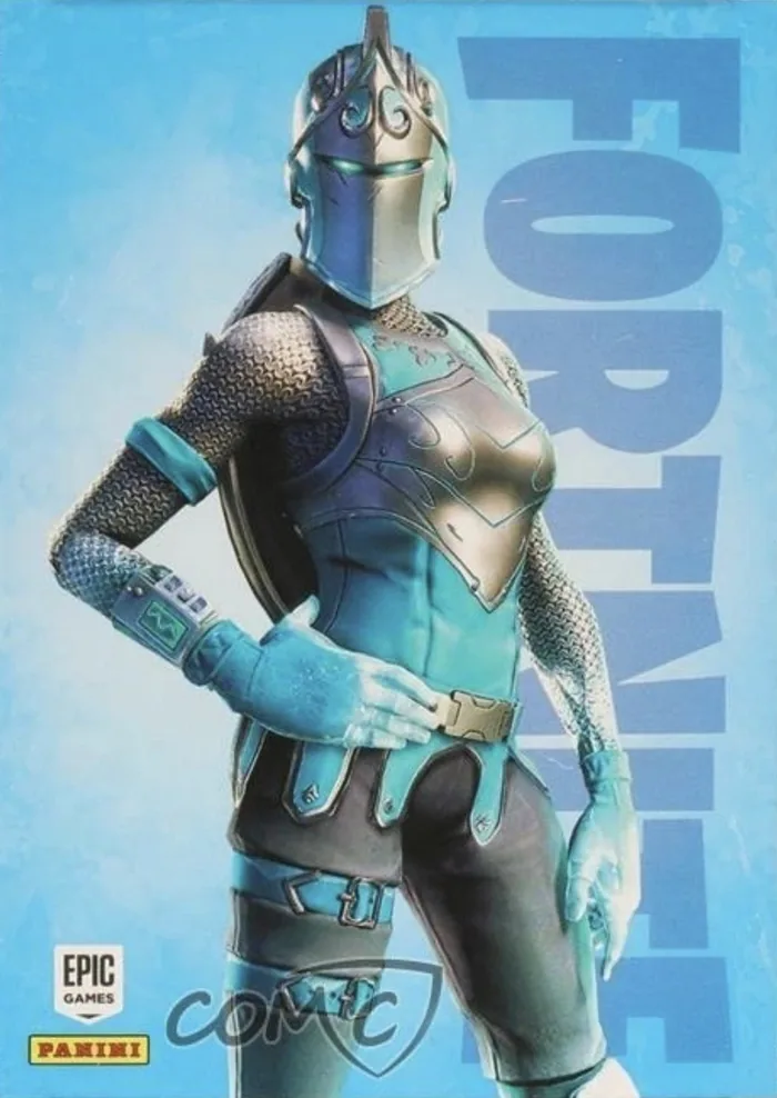 Frozen Red Knight Panini Fortnite trading card front