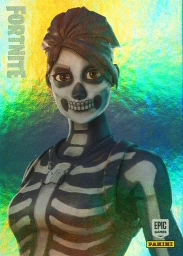 Skull Ranger Panini Fortnite trading card front