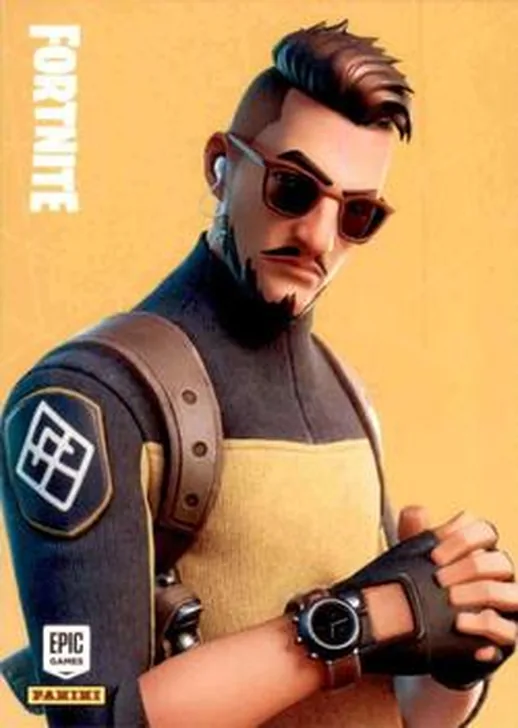 Hugo Panini Fortnite trading card