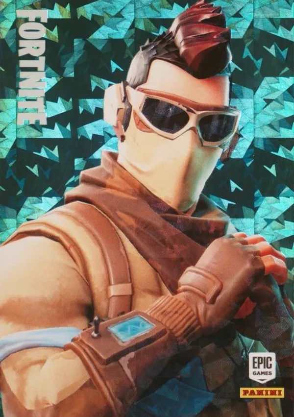 Armadillo Panini Fortnite trading card front