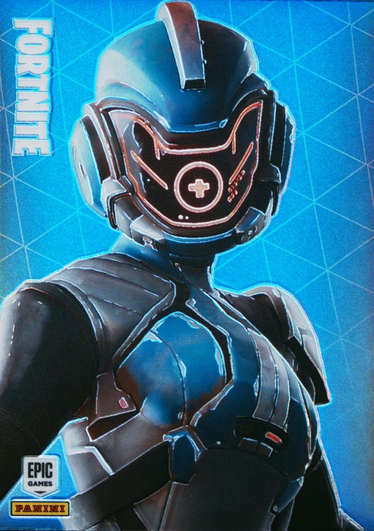 The Paradigm Panini Fortnite trading card front