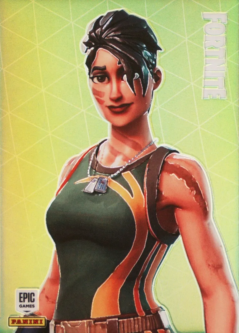 Jungle Scout Panini Fortnite trading card front
