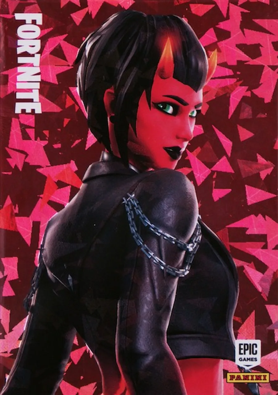 Malice Panini Fortnite trading card front