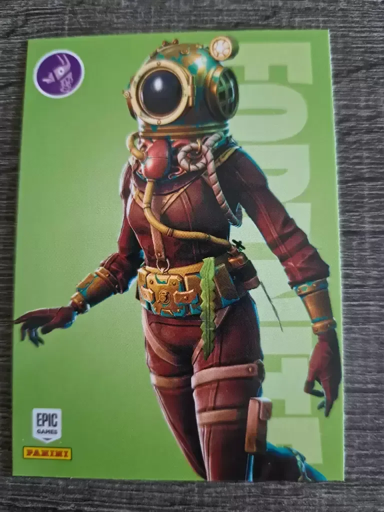 Deep Sea Dominator Panini Fortnite trading card front