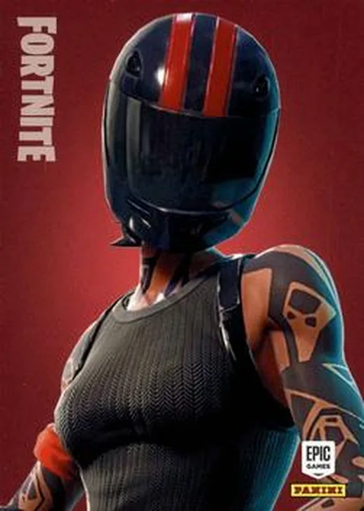 Redline Panini Fortnite trading card