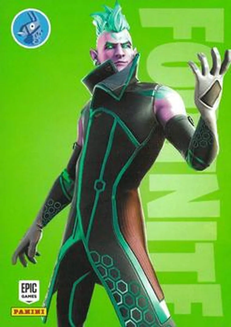 Vector Panini Fortnite trading card front