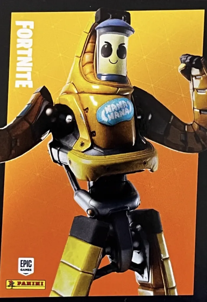 P-1000 Panini Fortnite trading card front