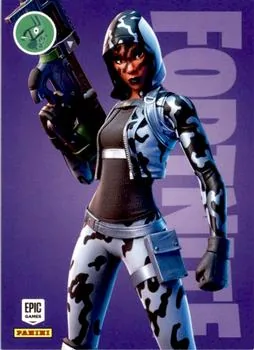 Snow Sniper Panini Fortnite trading card front