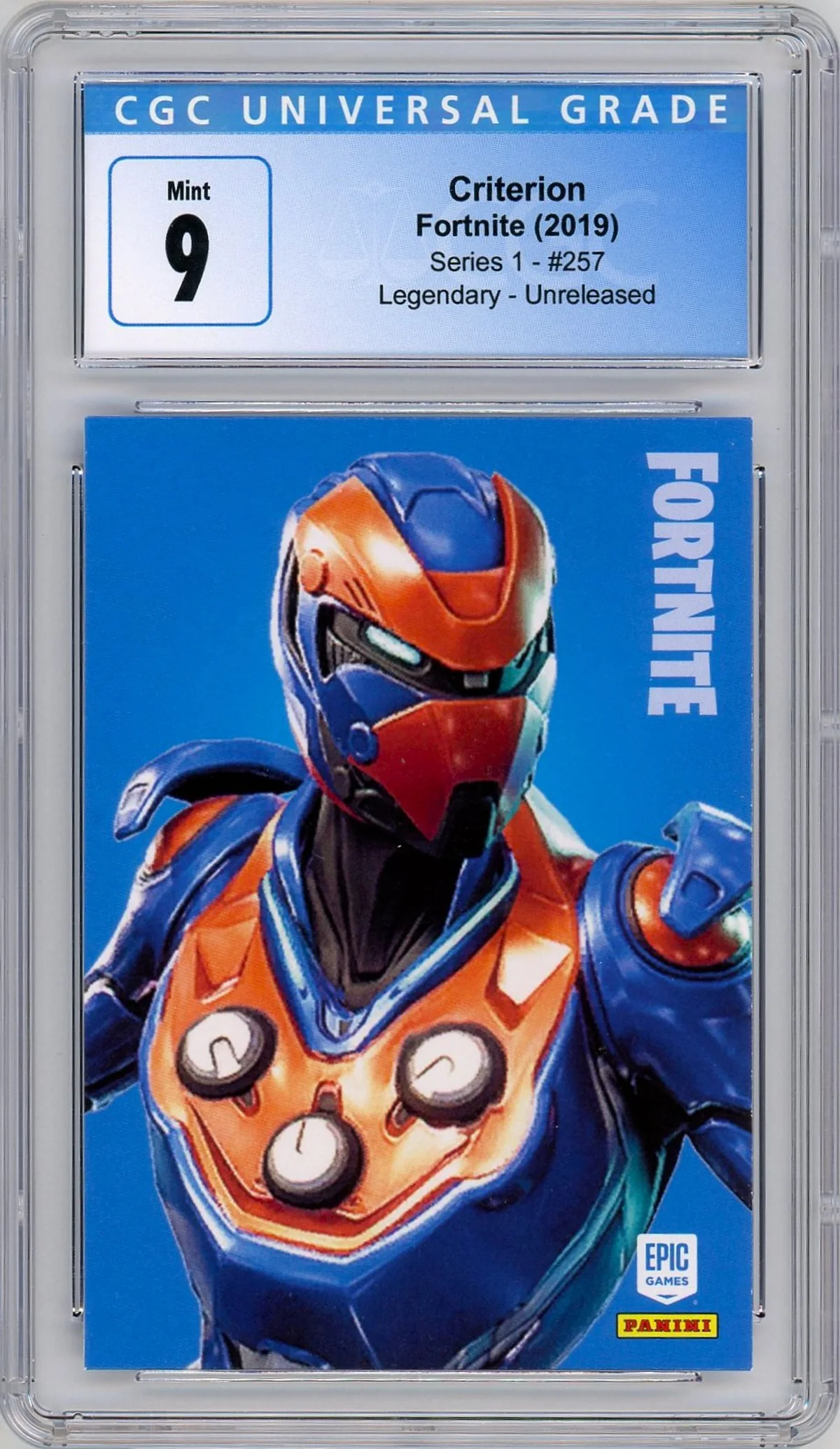 Criterion #257 — Series 1 Italy Print (Unreleased) prototype card front