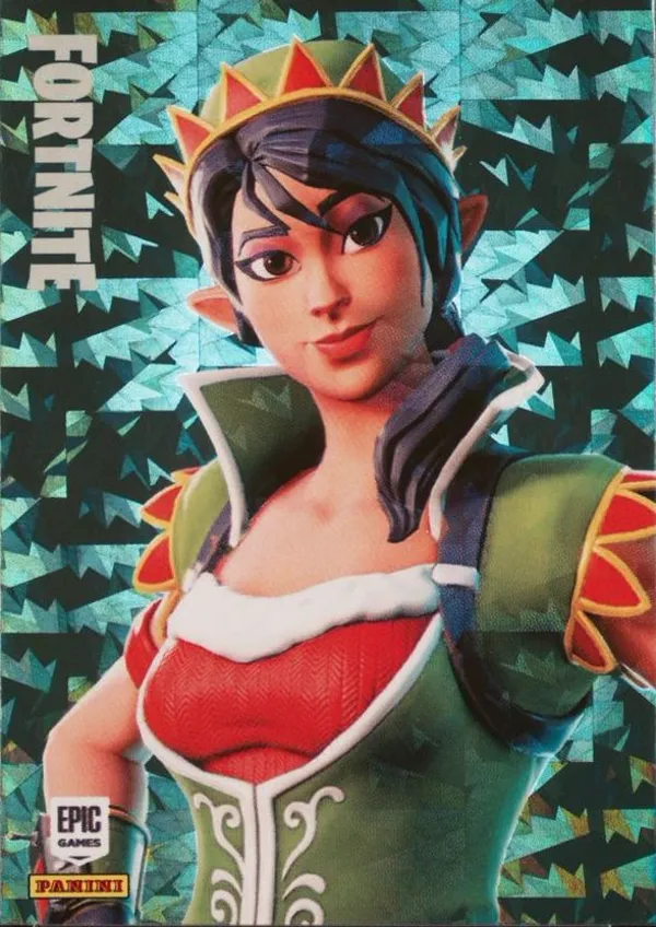 Tinseltoes Panini Fortnite trading card front