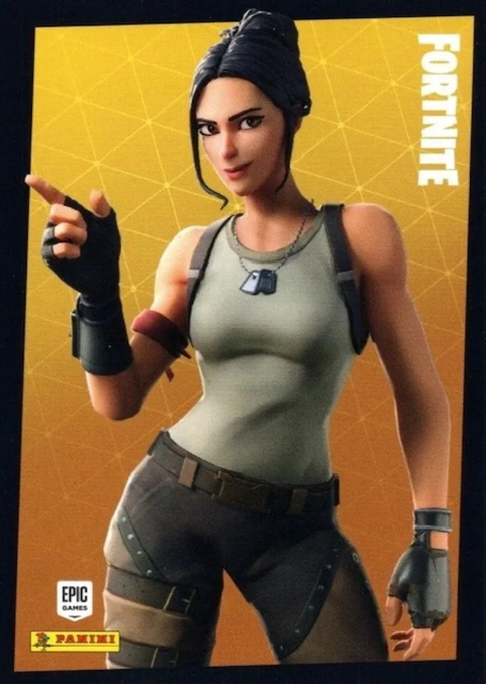 Rio Grande Panini Fortnite trading card front
