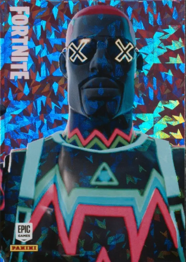 Liteshow Panini Fortnite trading card front