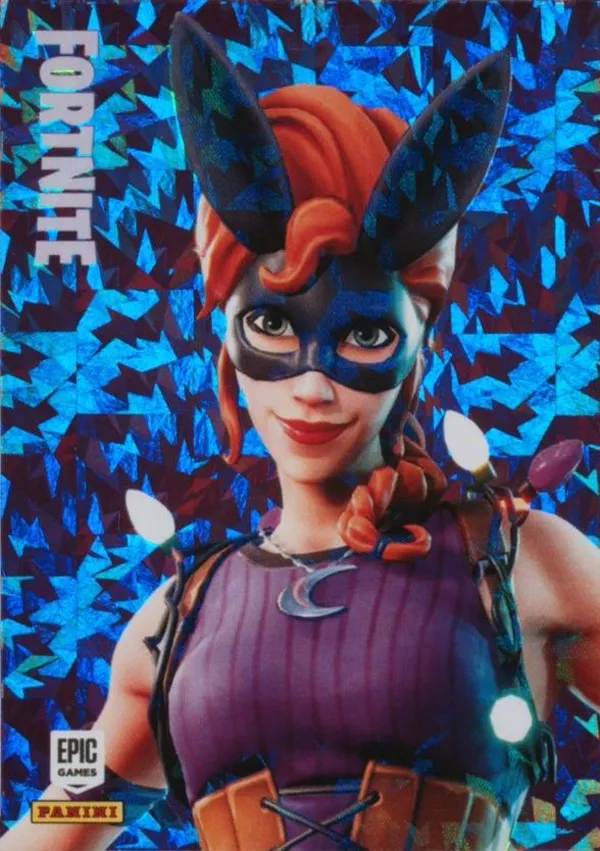 Bunnymoon Panini Fortnite trading card front