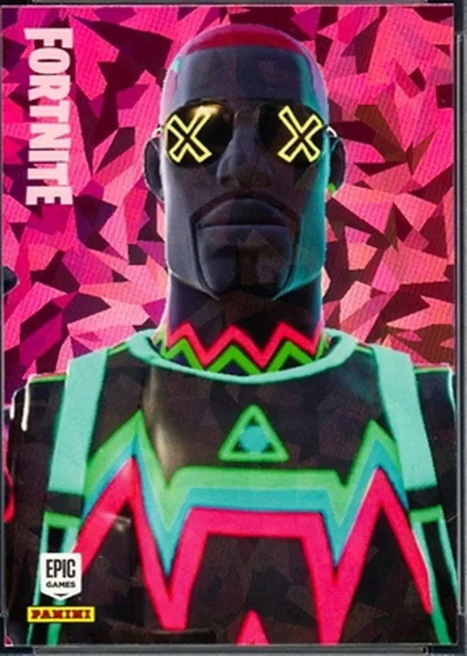 Liteshow Panini Fortnite trading card front