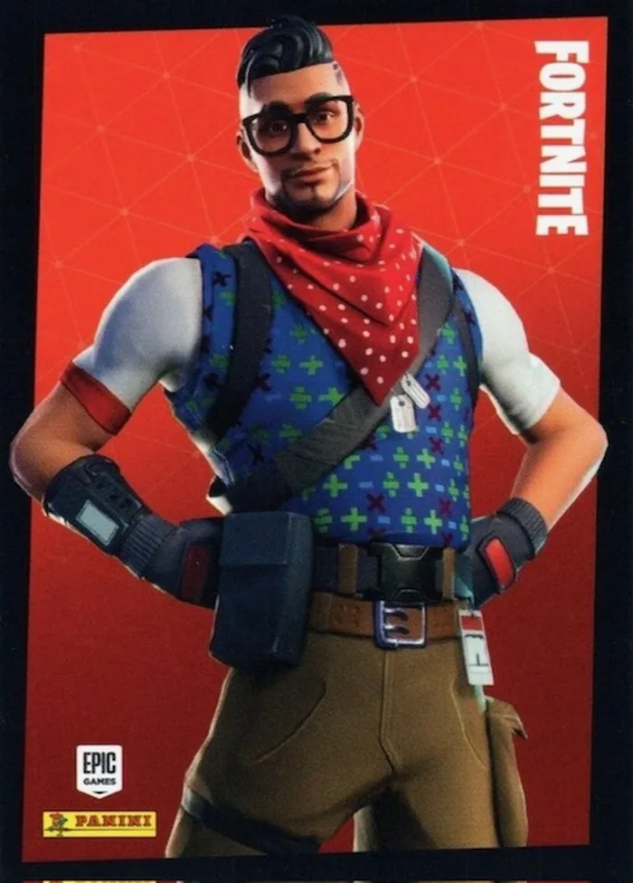 Prodigy Panini Fortnite trading card front