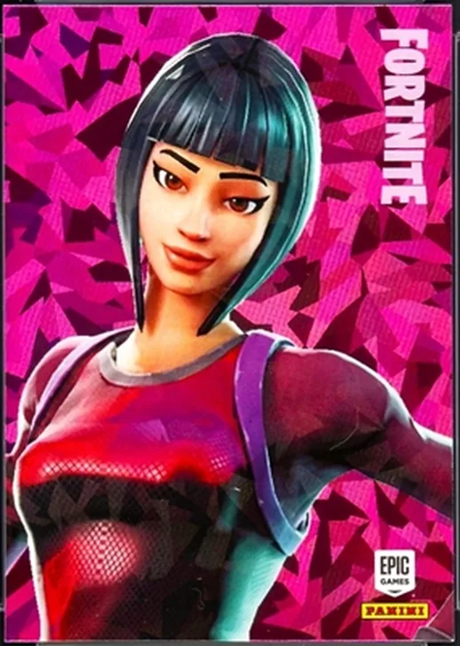 Brilliant Striker Panini Fortnite trading card front