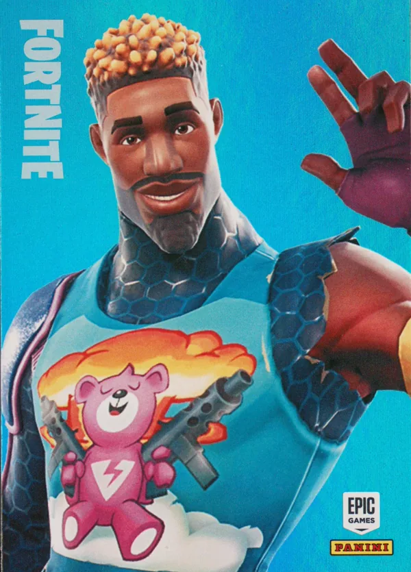 Brite Gunner Panini Fortnite trading card front