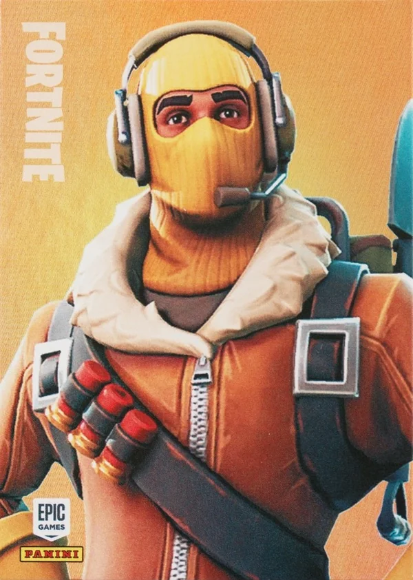 Raptor Panini Fortnite trading card front