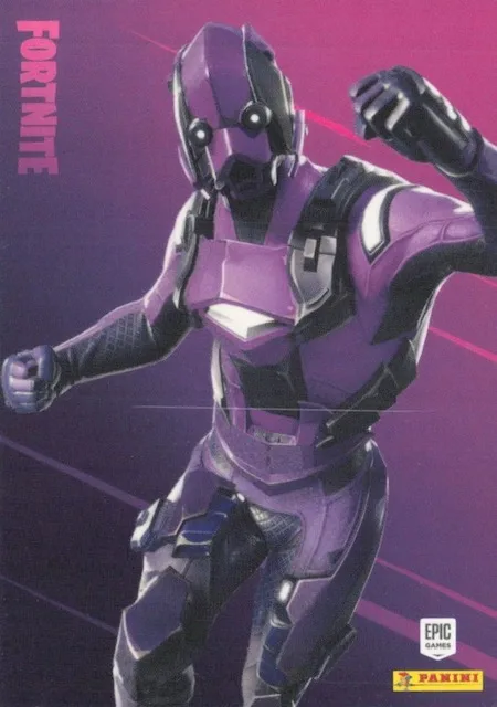 Dark Vertex Panini Fortnite trading card front