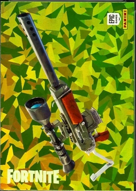 Semi-Auto Sniper Rifle Panini Fortnite trading card front