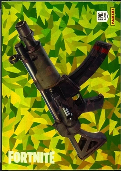 Submachine Gun Panini Fortnite trading card front