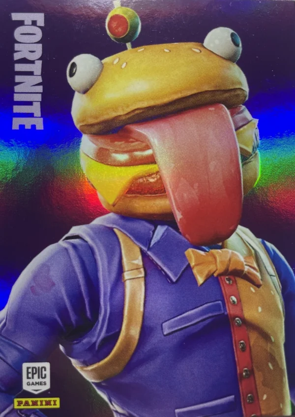 Beef Boss Panini Fortnite trading card front