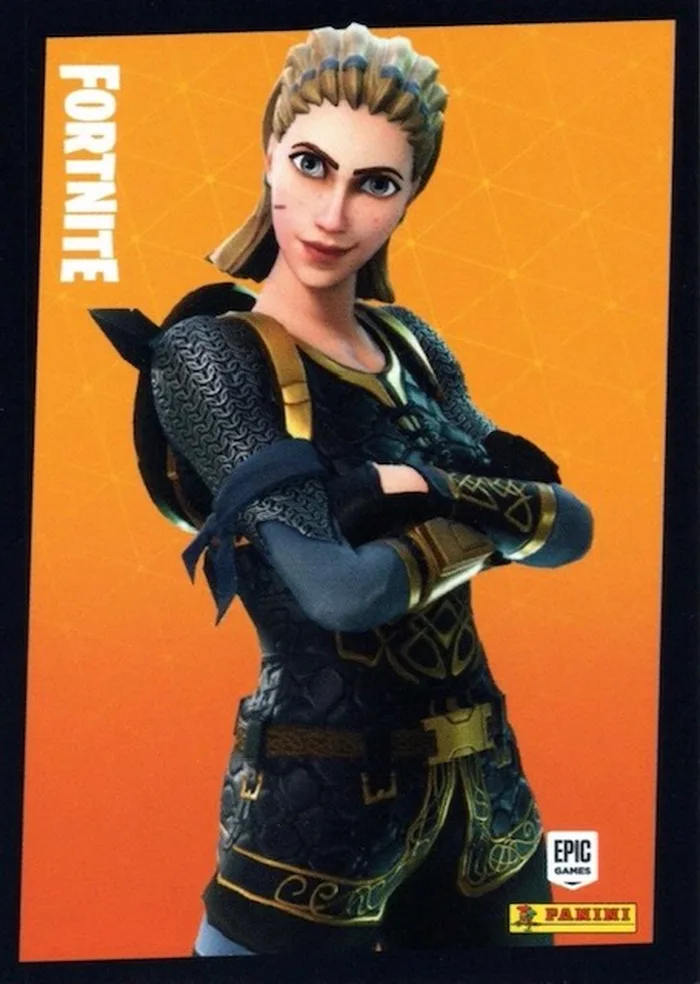 Highland Warrior Panini Fortnite trading card front