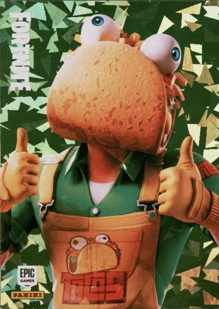 Guaco Panini Fortnite trading card front