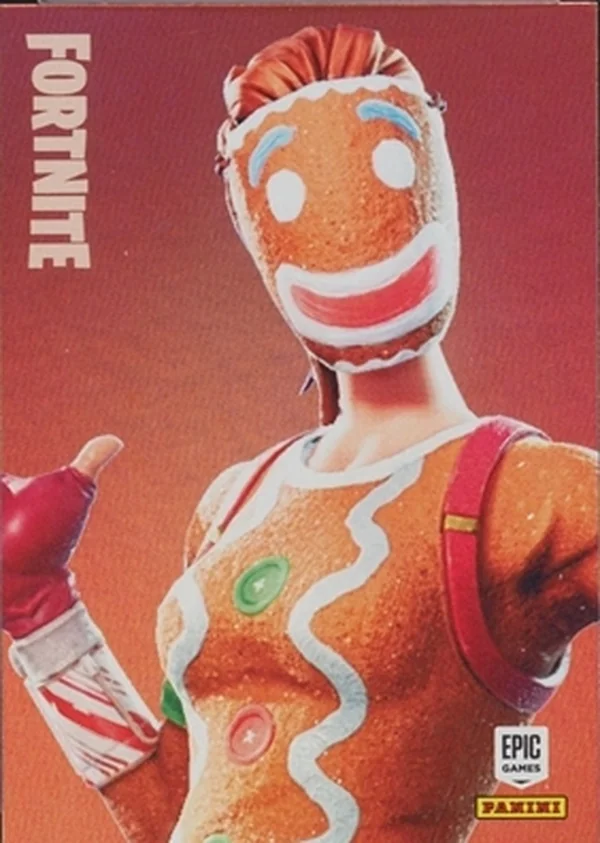 Ginger Gunner Panini Fortnite trading card front
