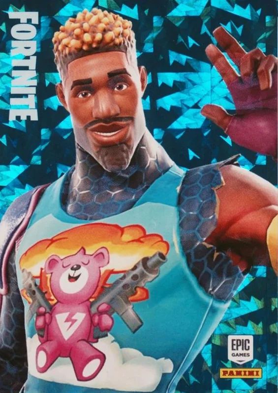 Brite Gunner Panini Fortnite trading card front