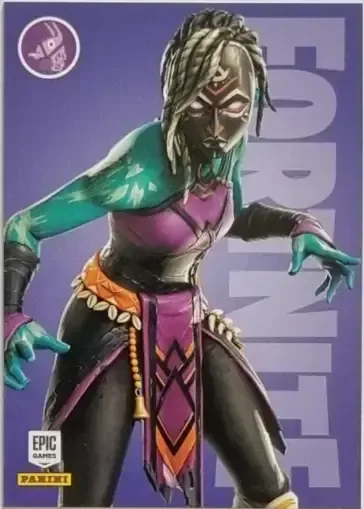 Nightwitch Panini Fortnite trading card front