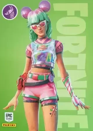 Tropical Punch Zoey Panini Fortnite trading card front
