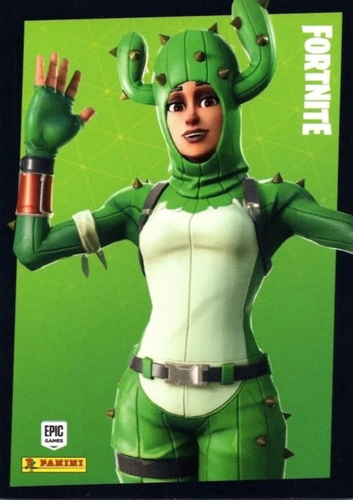 Prickly Patroller Panini Fortnite trading card front