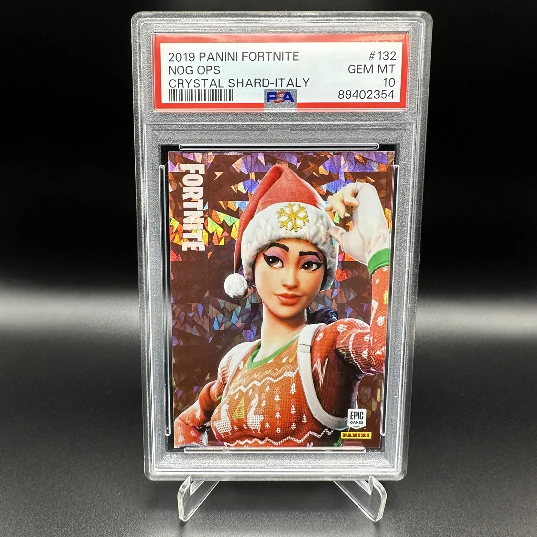 2019 Panini Fortnite Series 1 Nog Ops #132 Italy Crystal Shard PSA 10