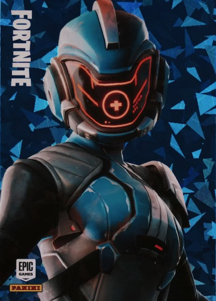 The Paradigm Panini Fortnite trading card front