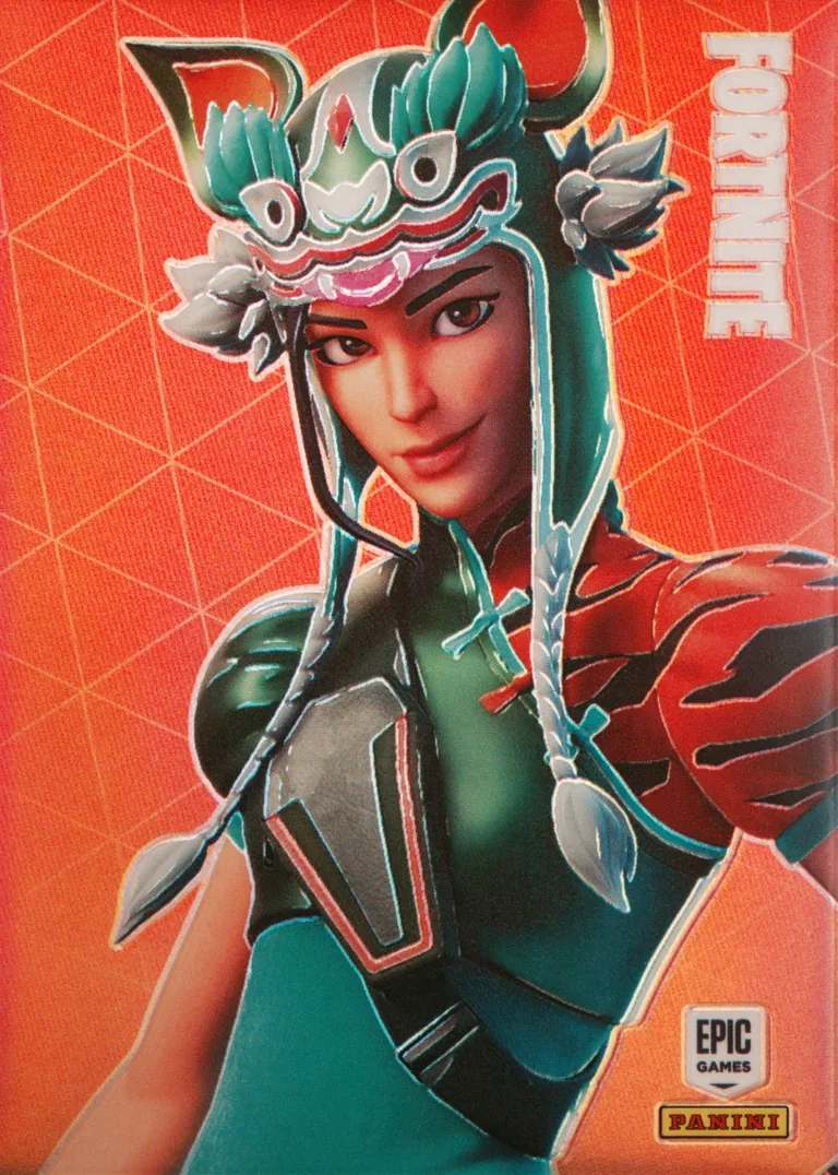 Tigeress Panini Fortnite trading card front