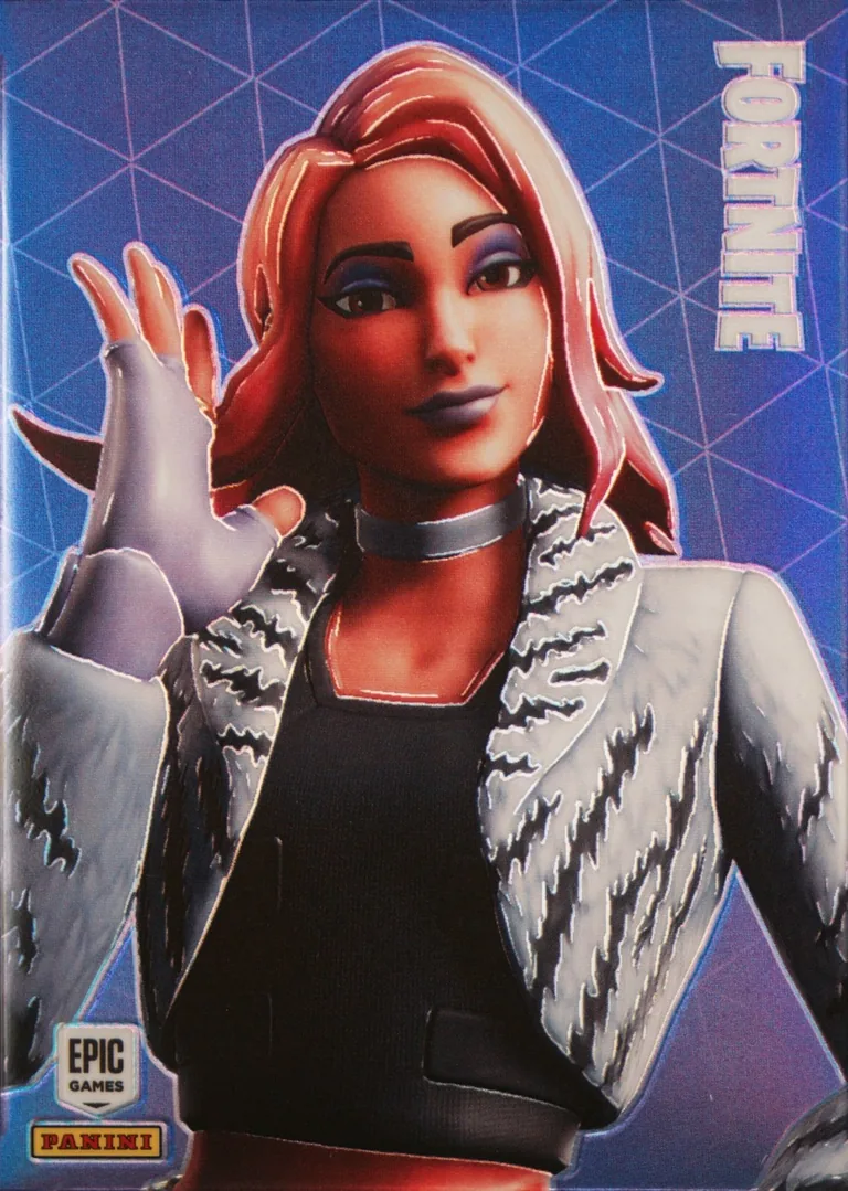 Wilde Panini Fortnite trading card front