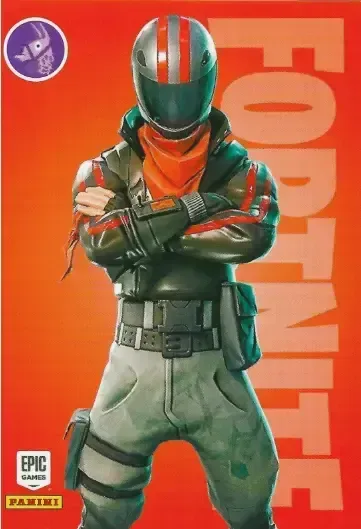 Burnout Panini Fortnite trading card front