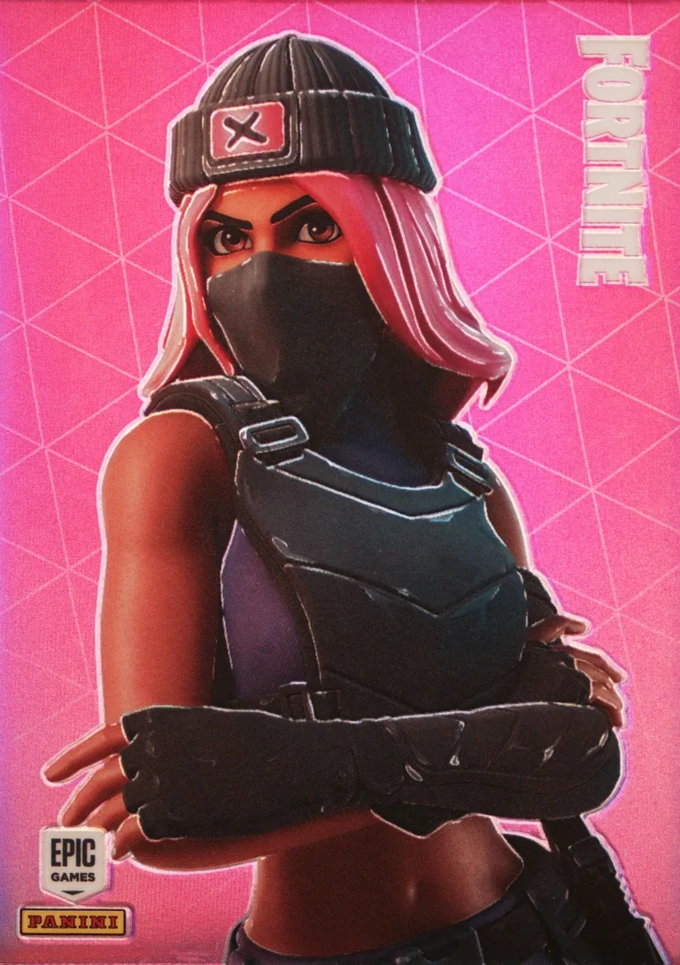 Clash Panini Fortnite trading card front