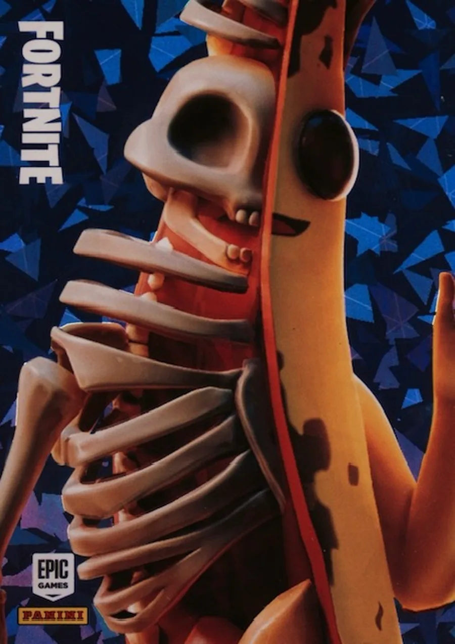 Peely Bone Panini Fortnite trading card front