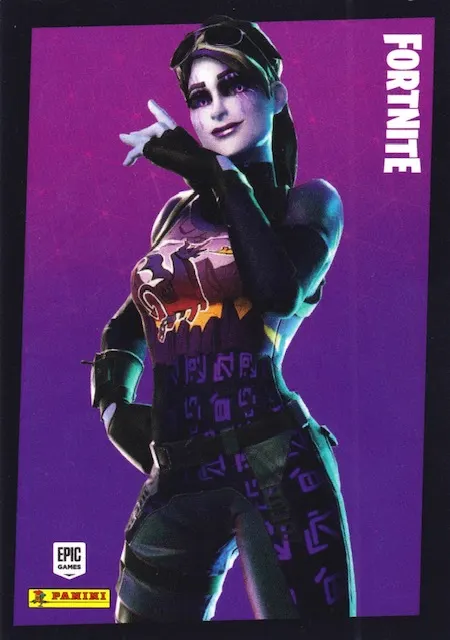 Dark Bomber Panini Fortnite trading card front