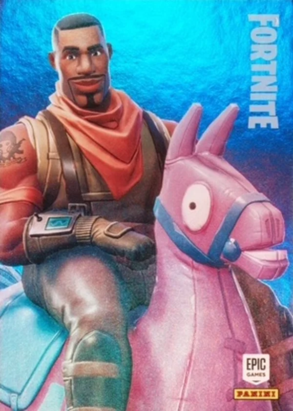 Giddy-Up Panini Fortnite trading card front