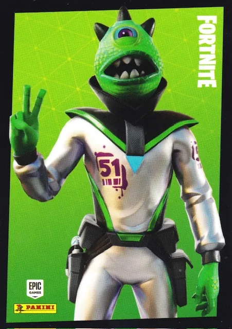 Zorgoton Panini Fortnite trading card front